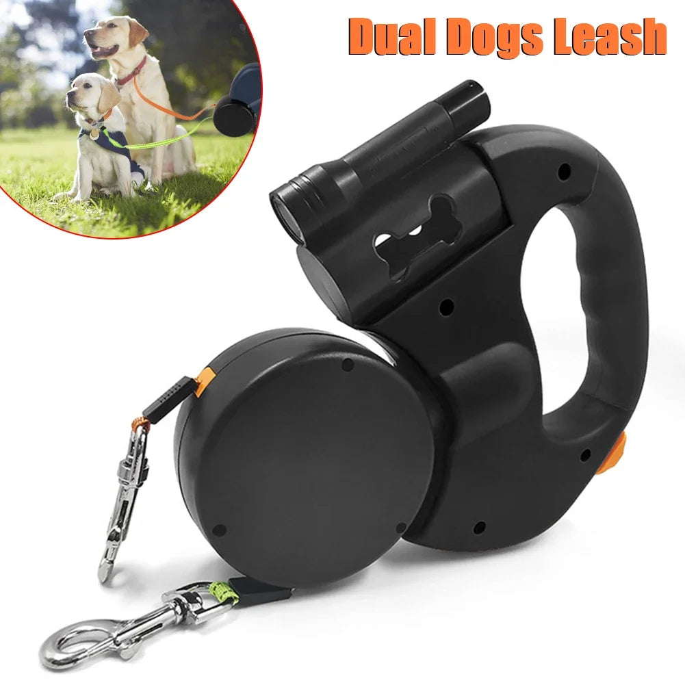 Automatic Retractable Dual Leash